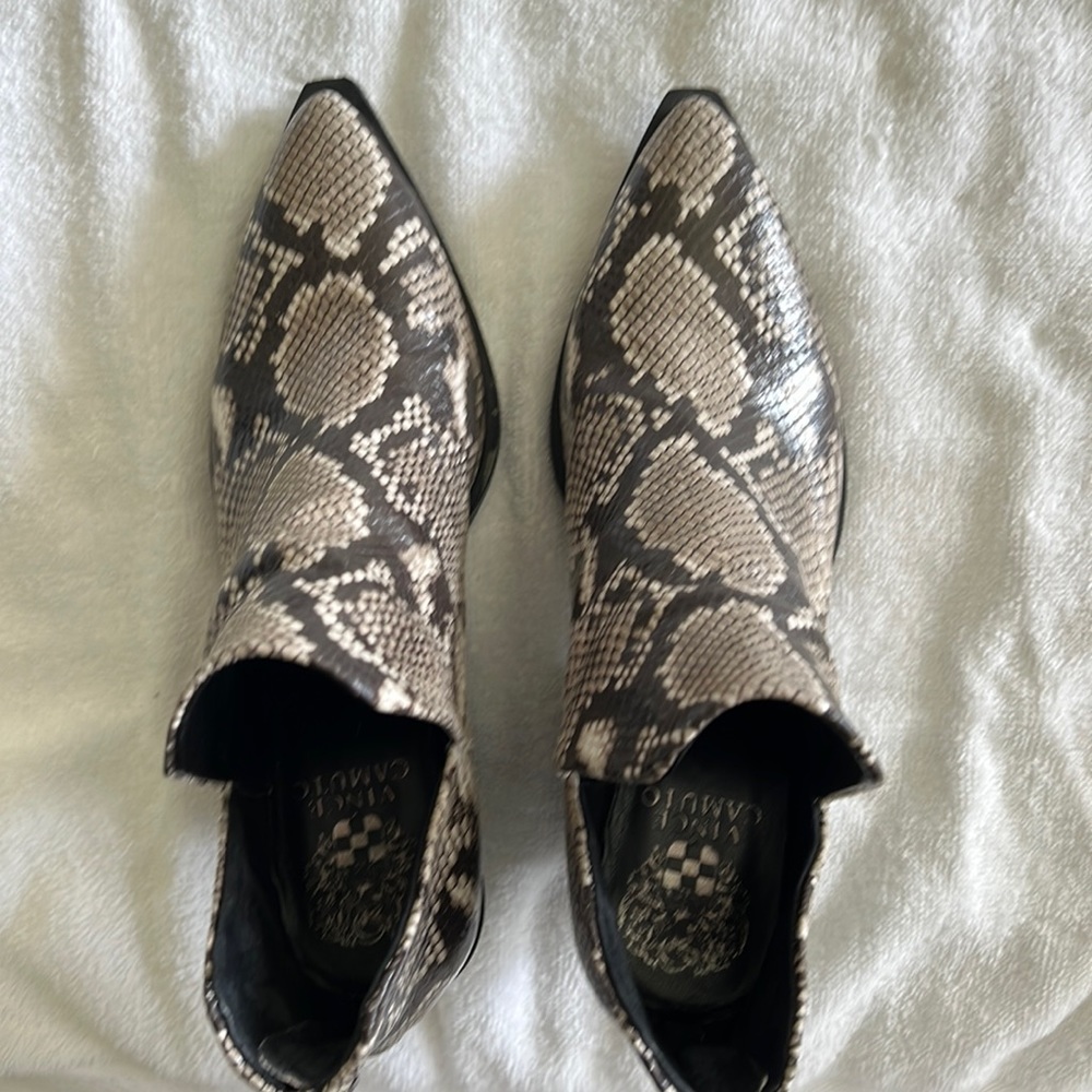 Vince Camuto Snakeskin bootie